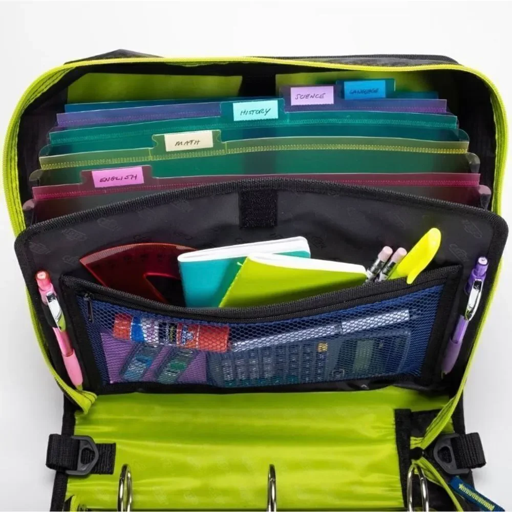 NWT Case-it Monsters Binder THE X-HUGGER 3 Ring Binder 2” Capacity laptop holder